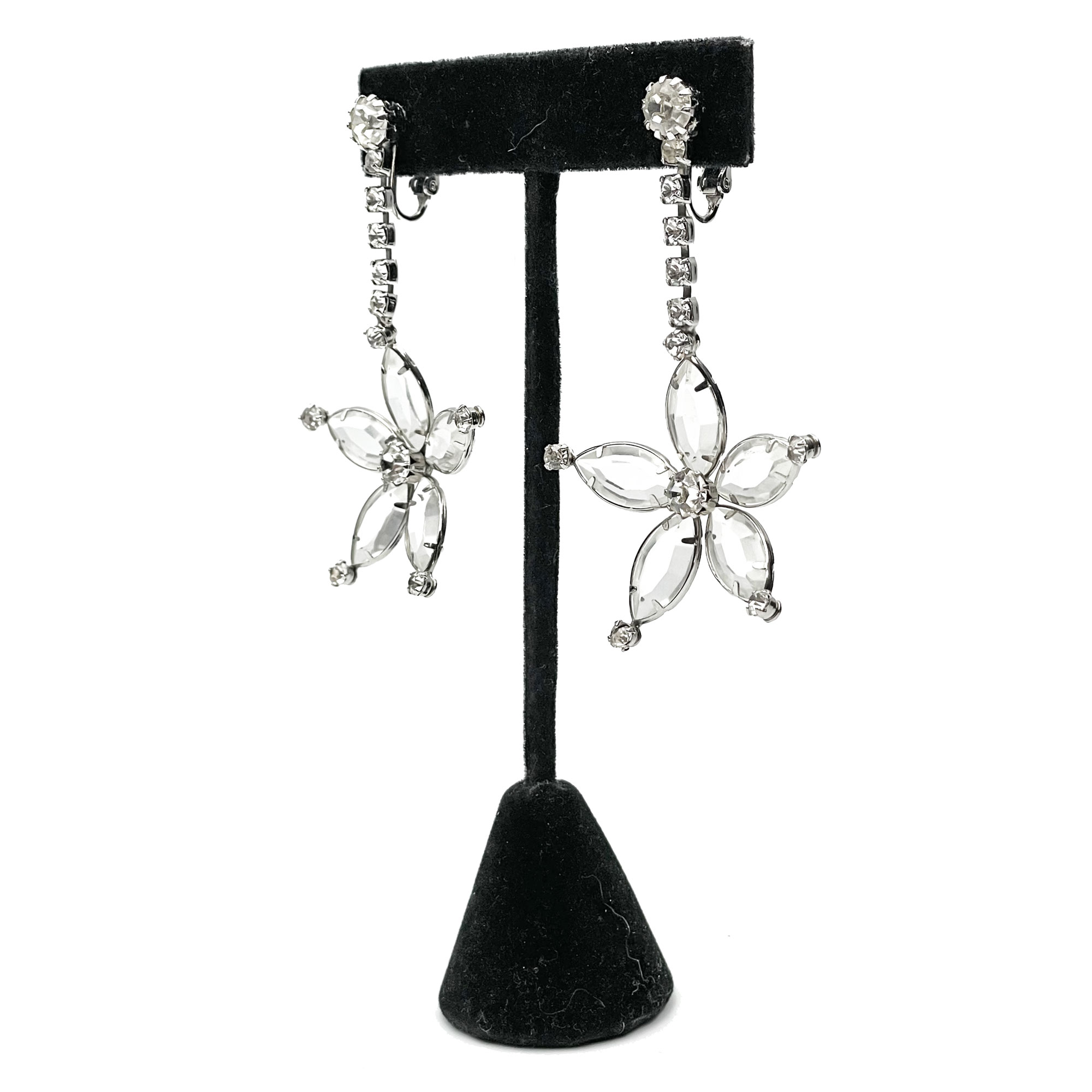 crystal rhinestone earrings
