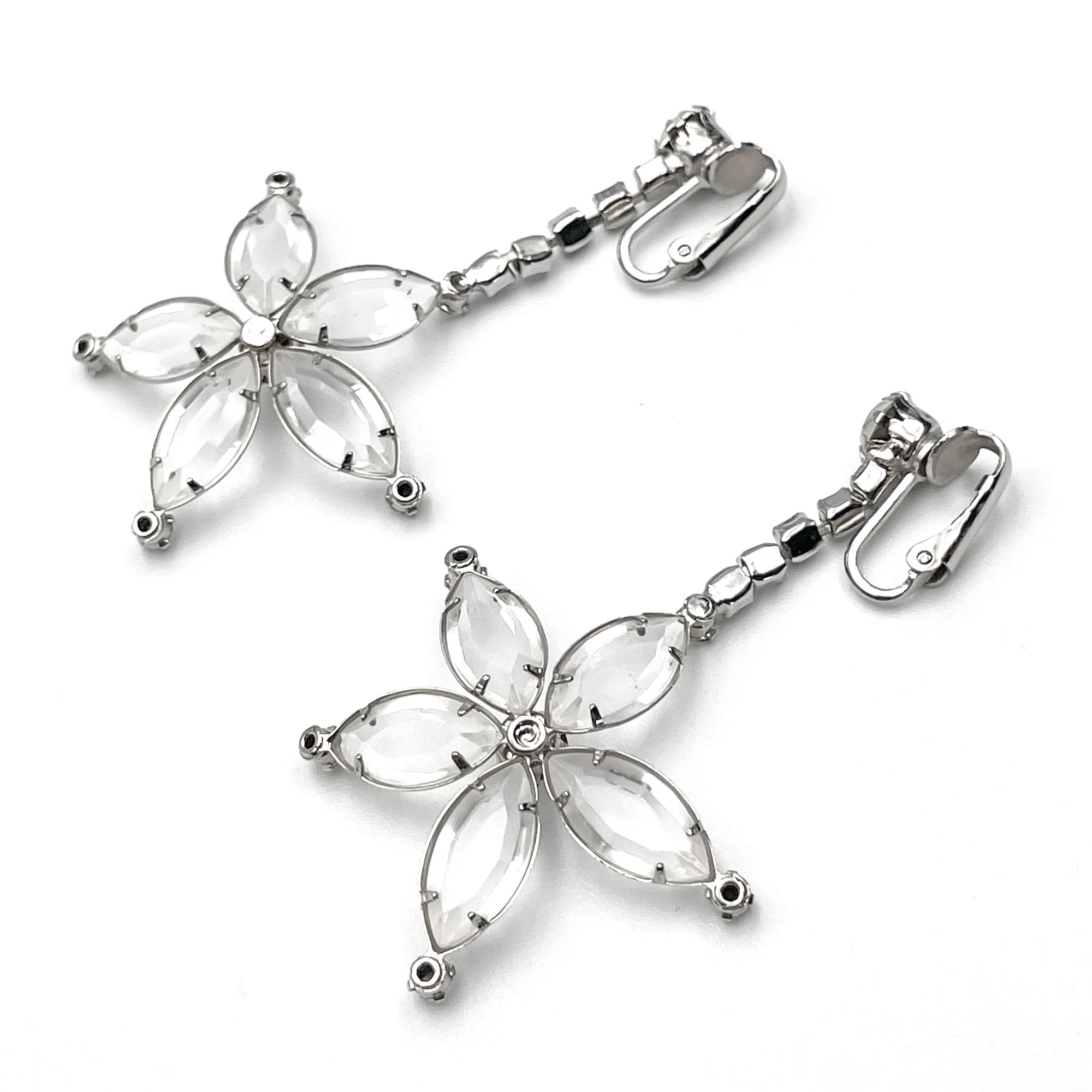 Vintage crystal drop earrings