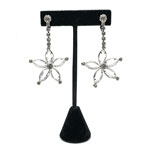 Crystal drop earrings
