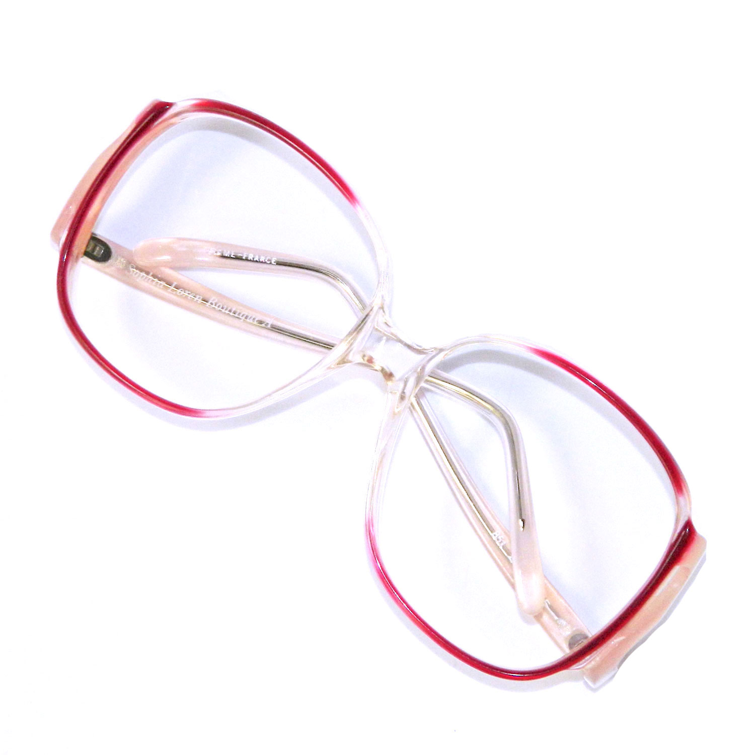 1980s red eyeglass frames