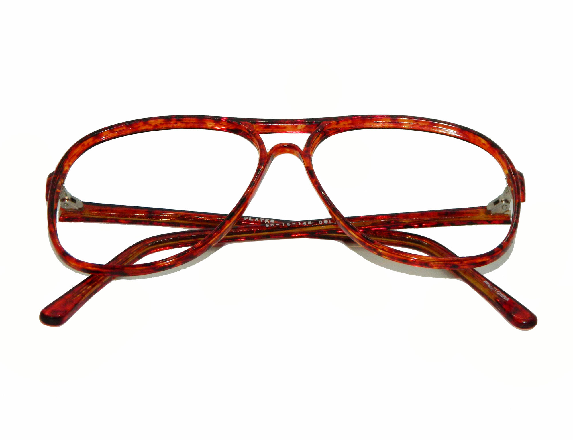 red preppy eyeglasses