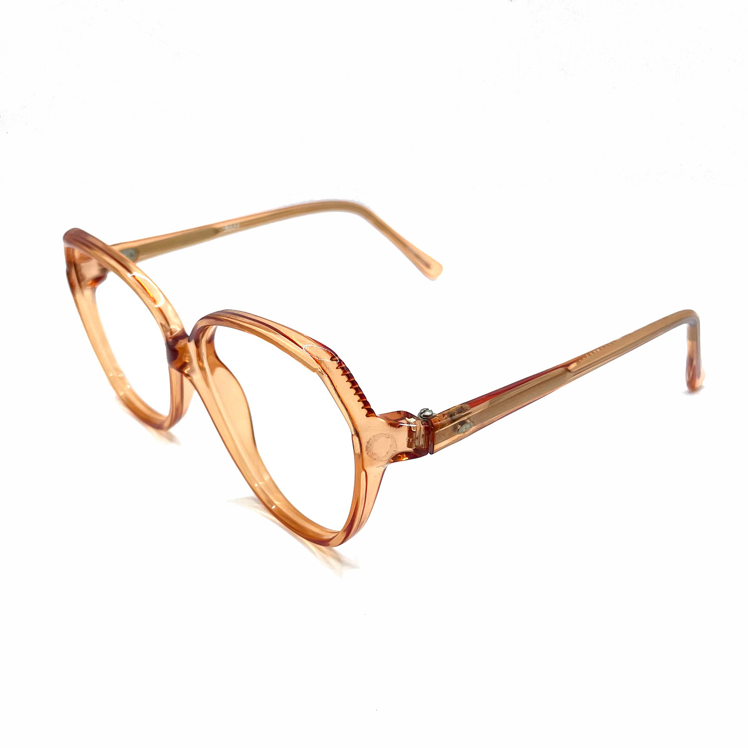 Orange eyeglass frames