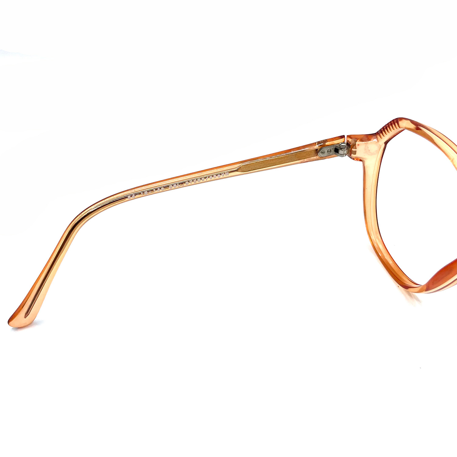 Orange eyeglass frames