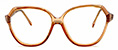 vintage orange eyeglasses