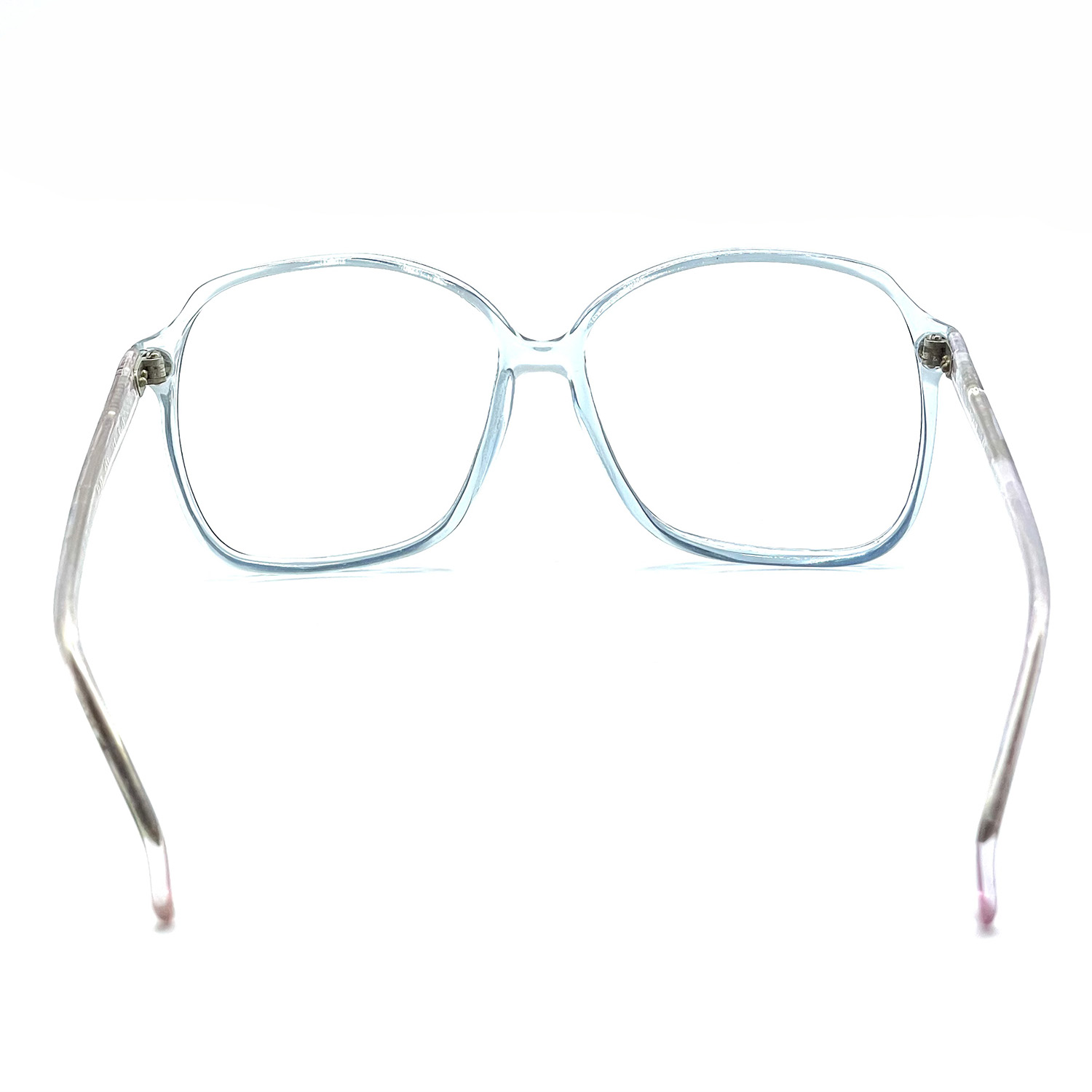 Crystal blue eyeglass frames