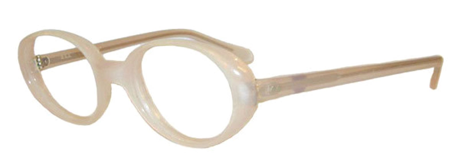 pink oval eyeglasses