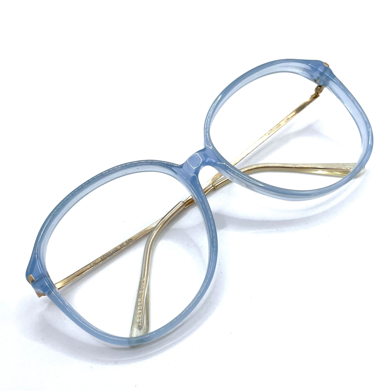 blue eyeglasses