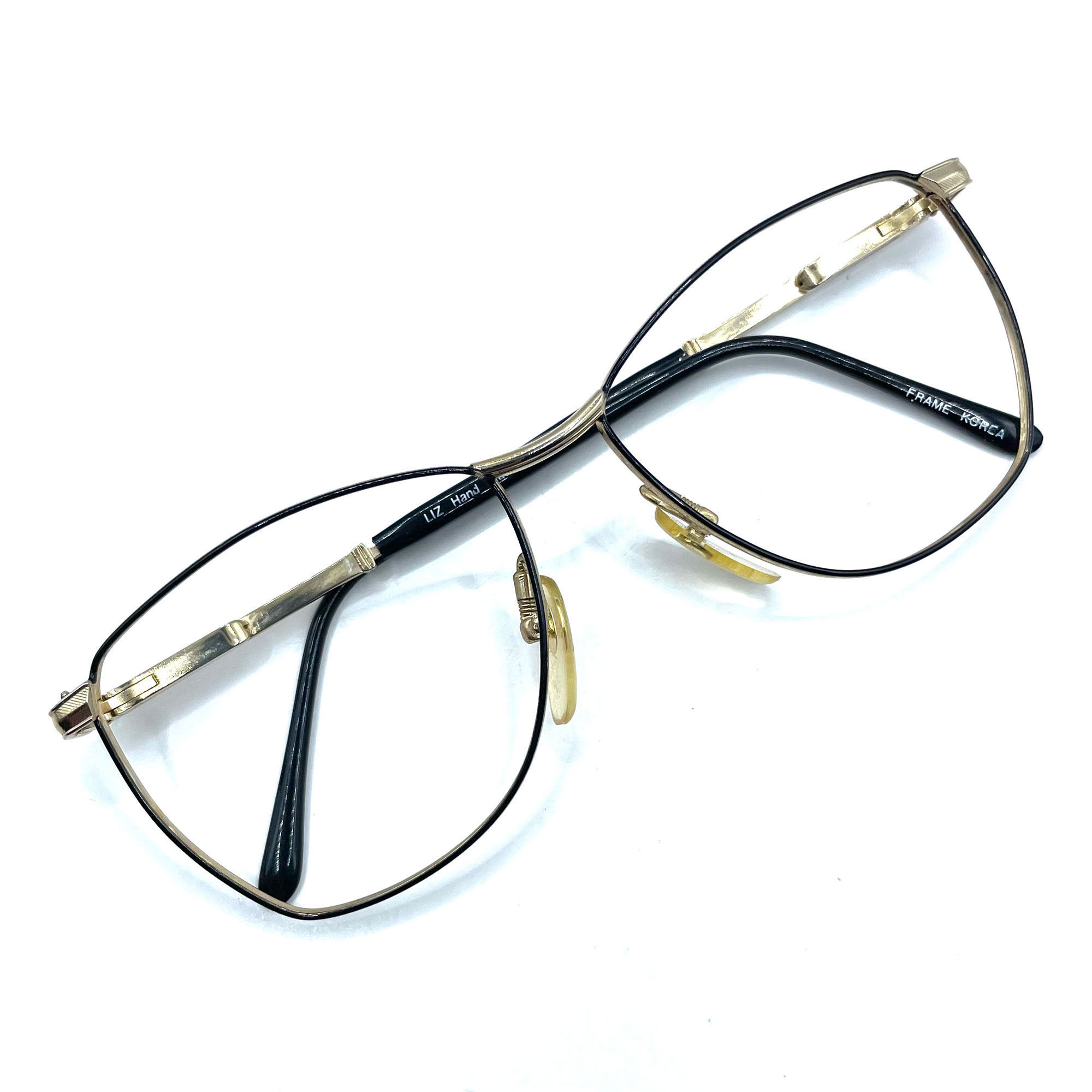 vintage black wire eyeglasses