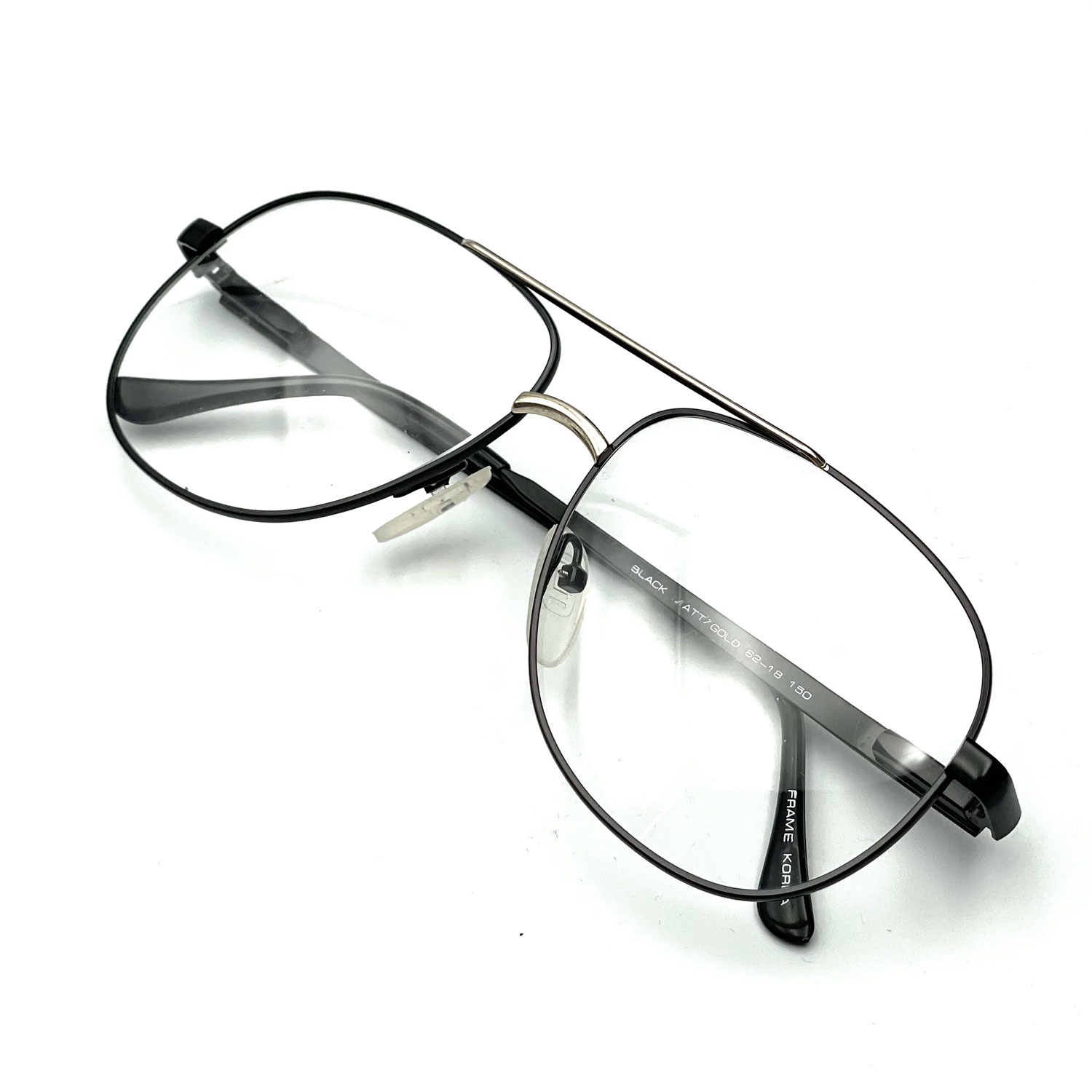 mens black aviator frames