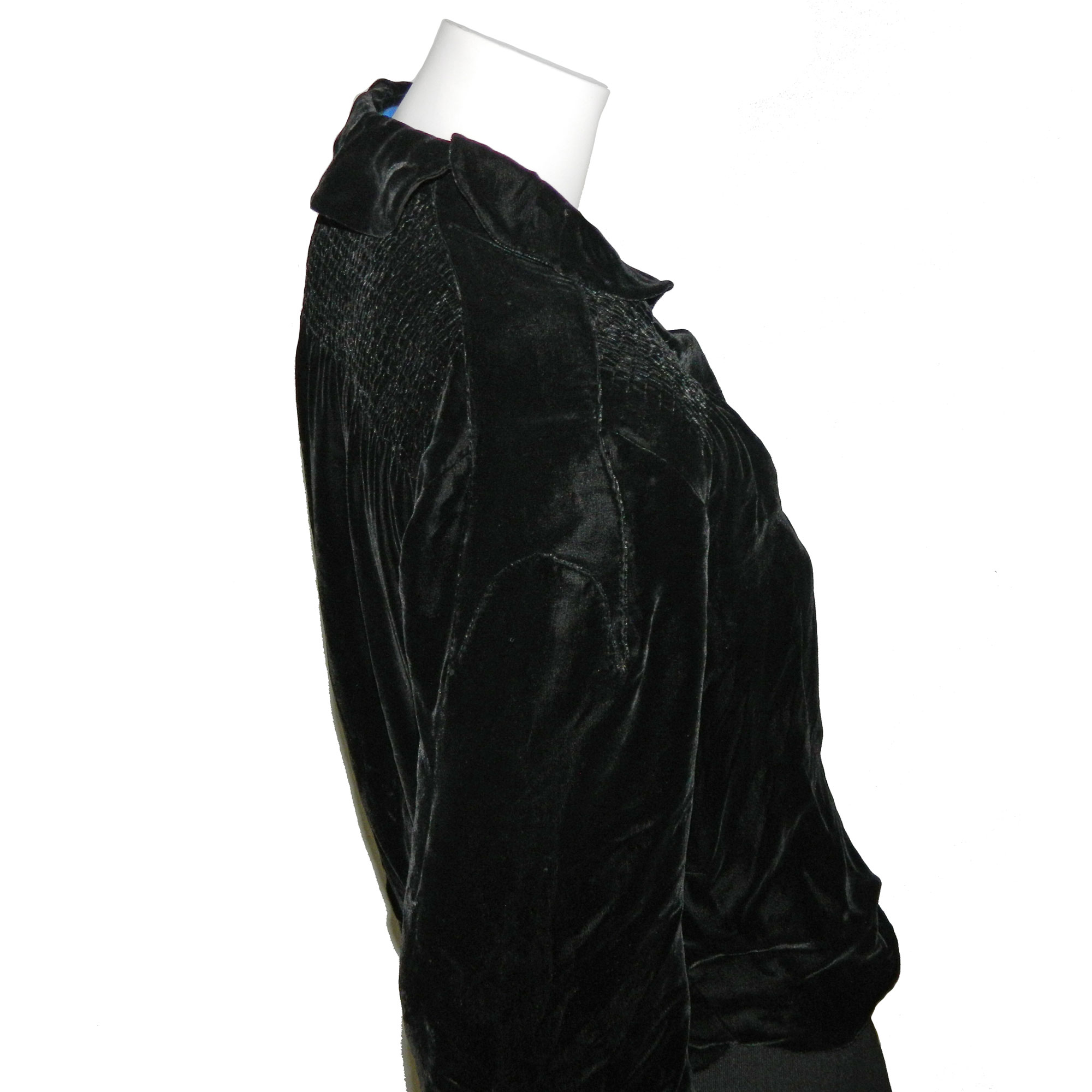 Vintage black velvet jacket