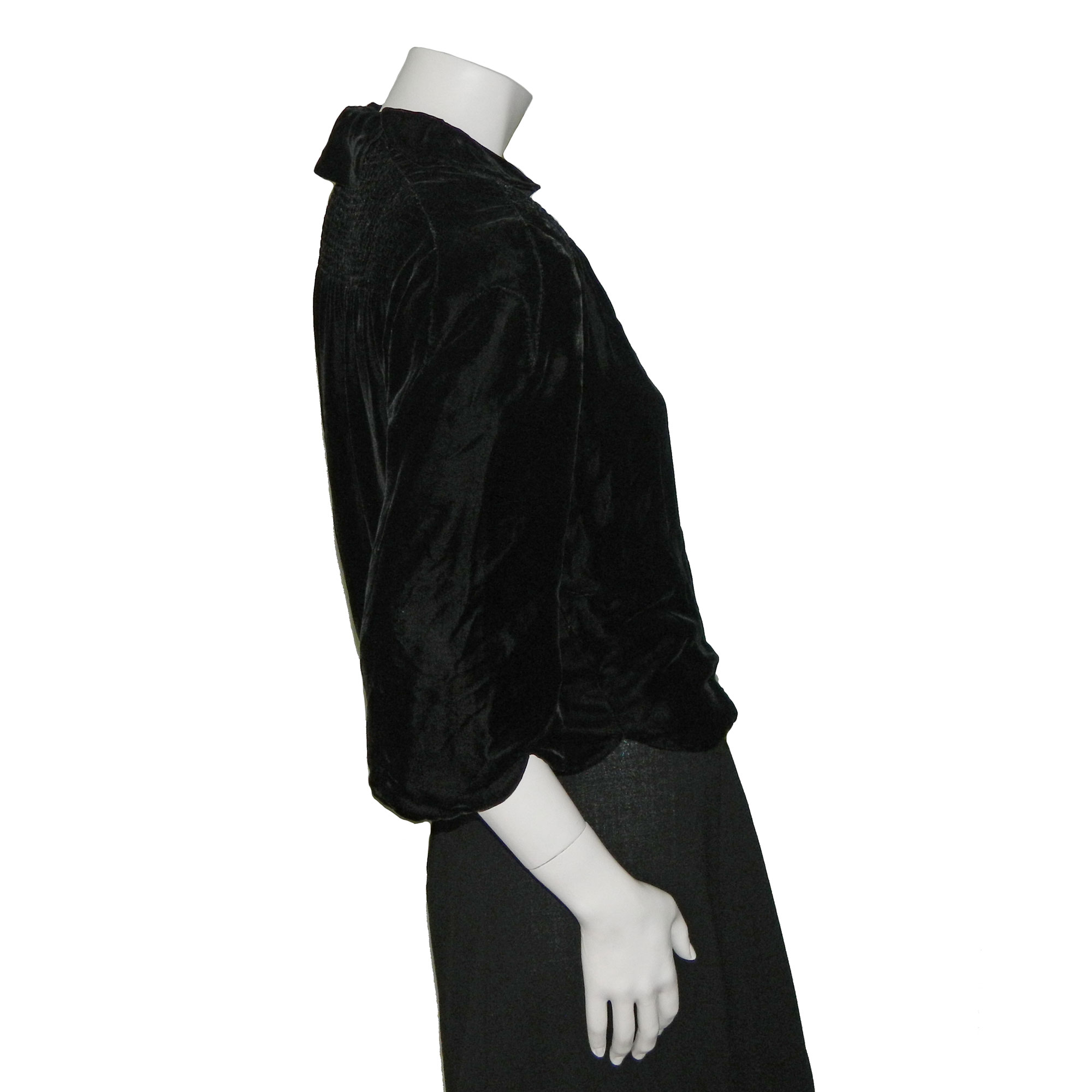 Vintage black velvet jacket