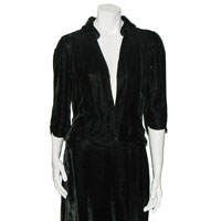 Antique Victorian cut velvet cape