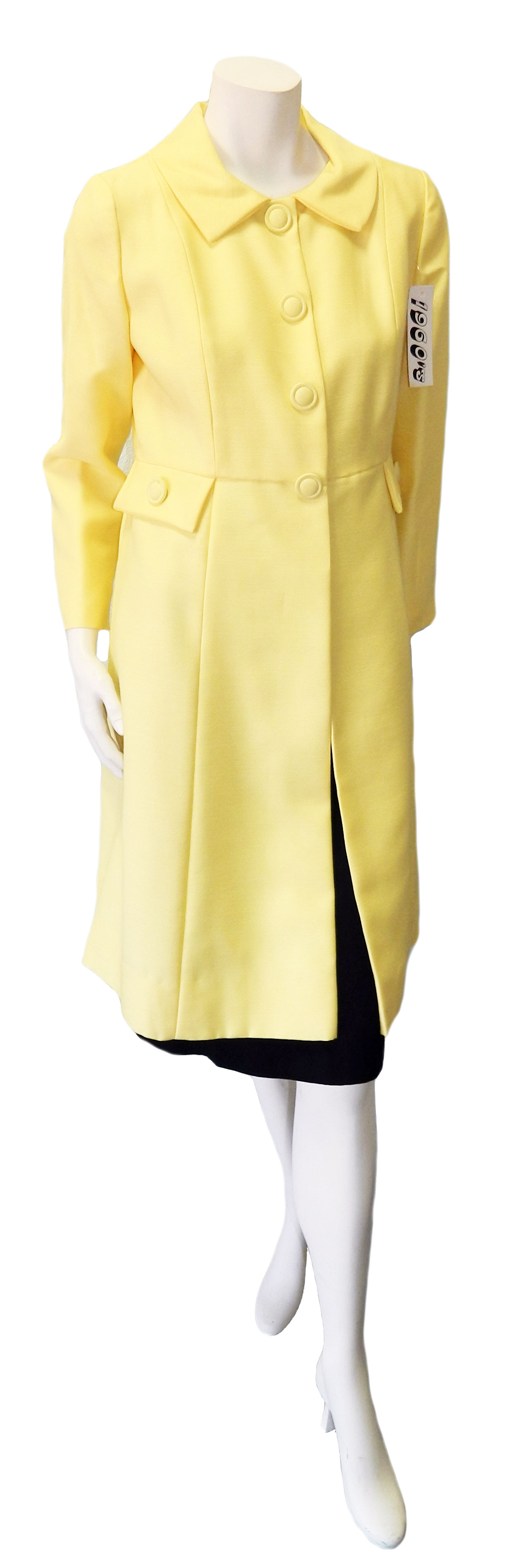 1960s yellow Emma Domb coat