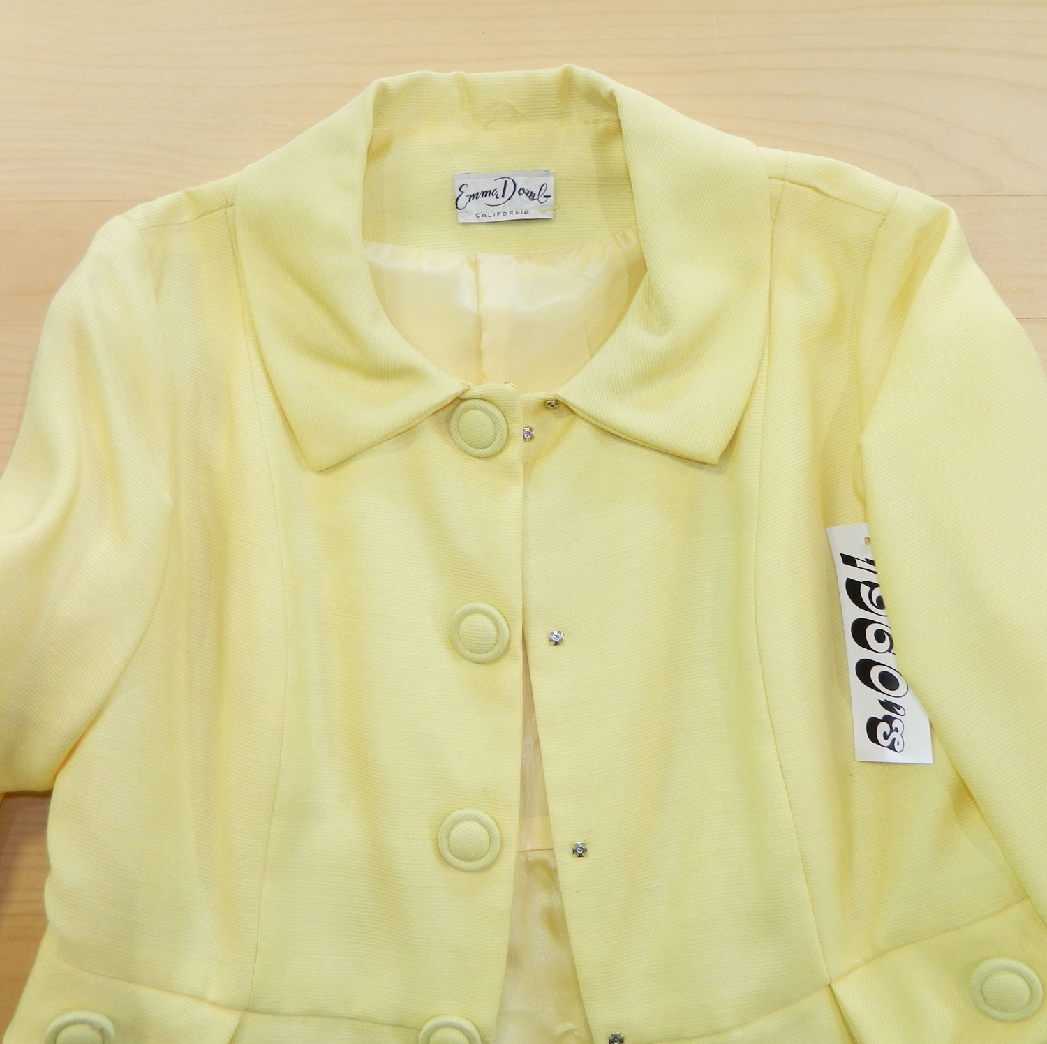 1960s yellow Emma Domb coat
