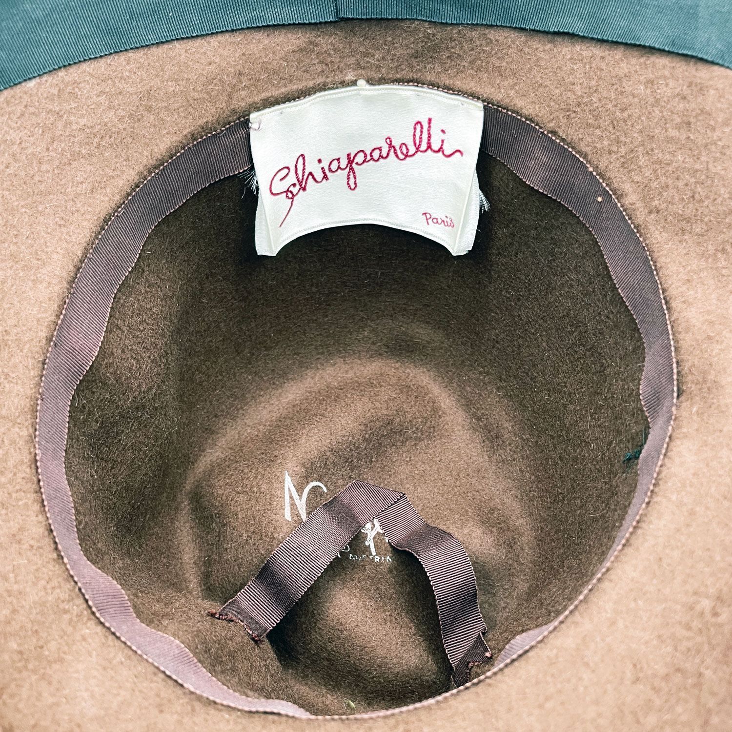 1960s Schiaparelli velour hat