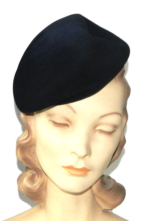 1950's beret hat