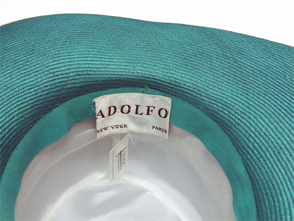 vintage Adolfo straw hat