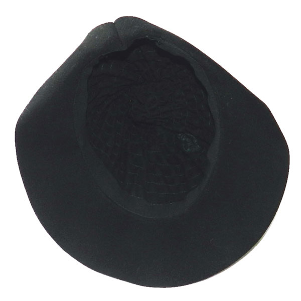 1940's black felt hat