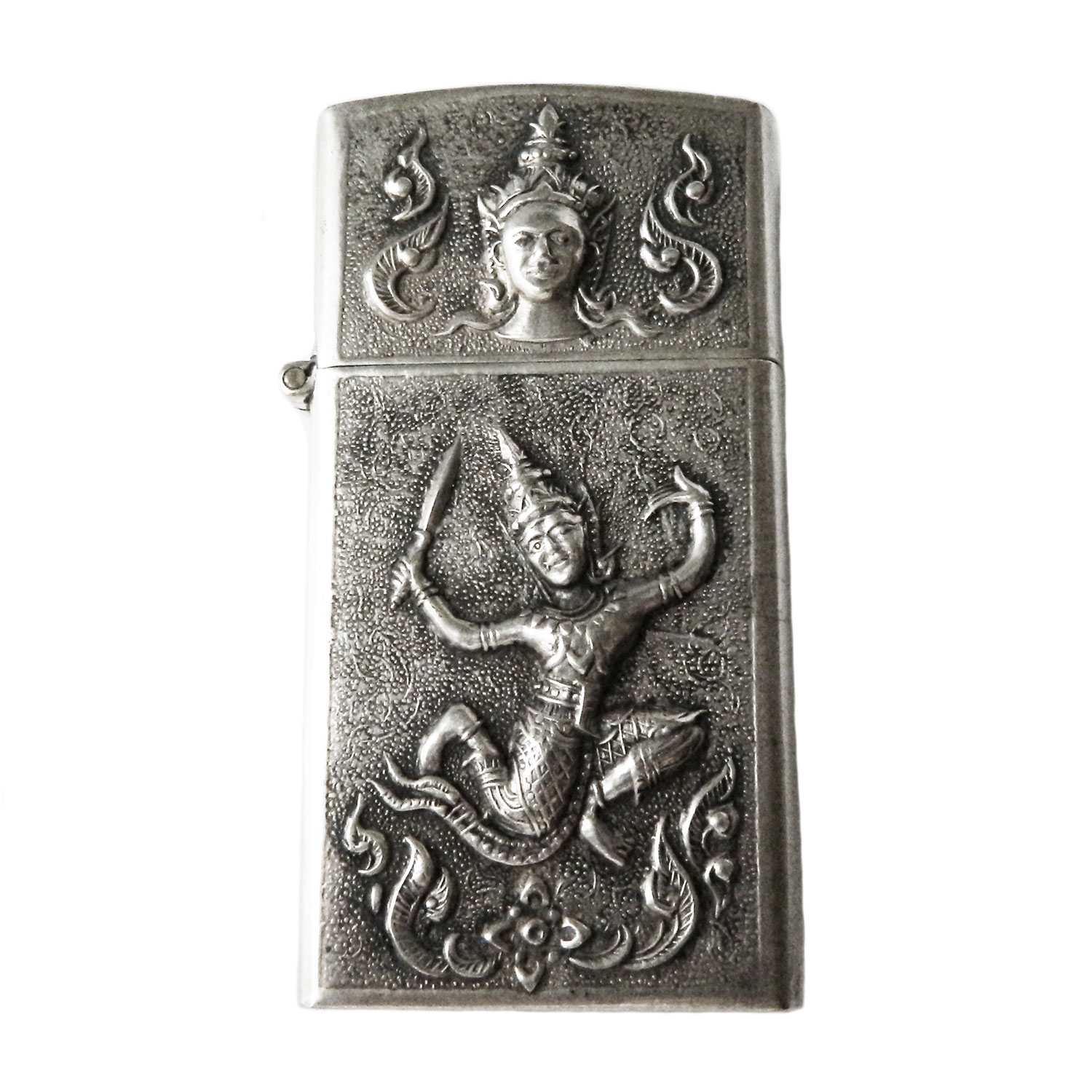 Vintage Siam Silver Lighter