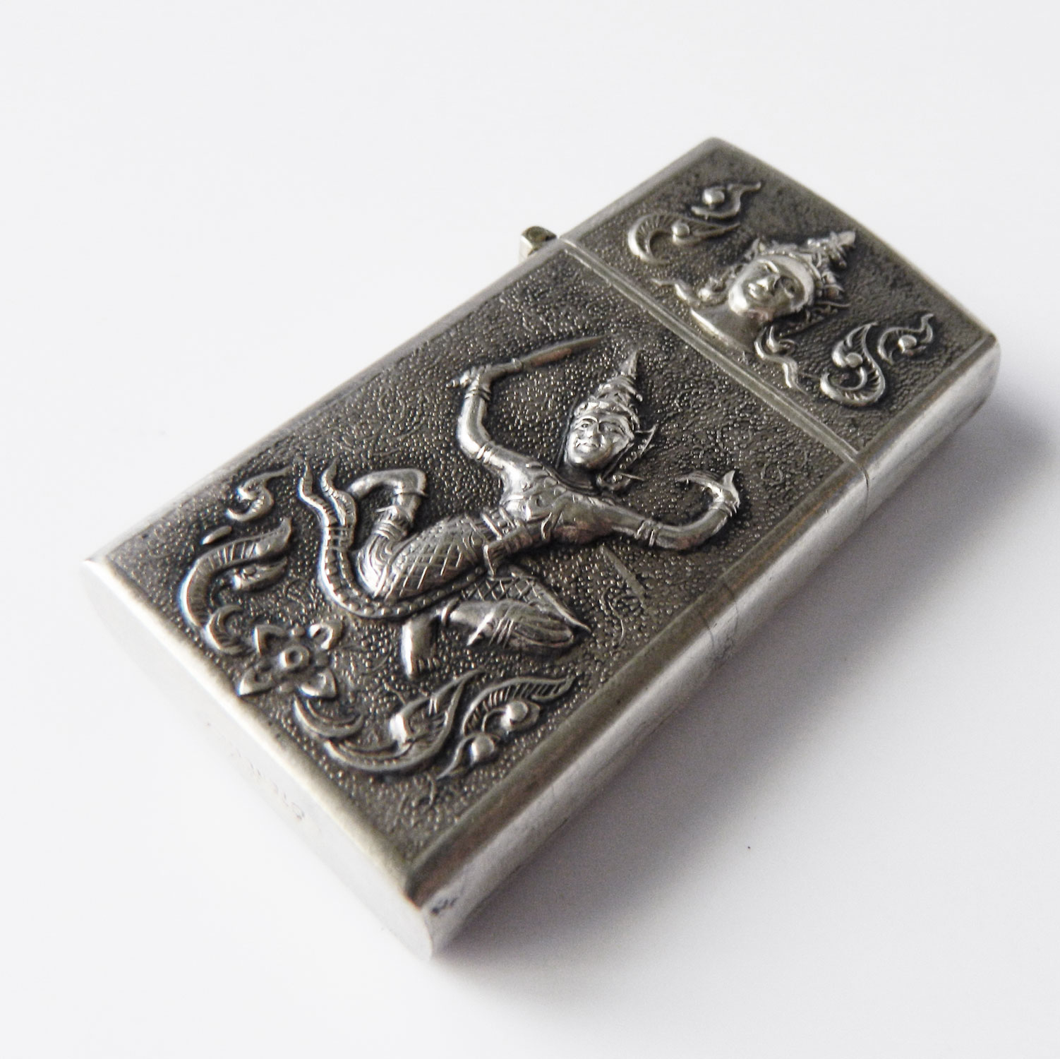 Vintage Siam Silver Lighter