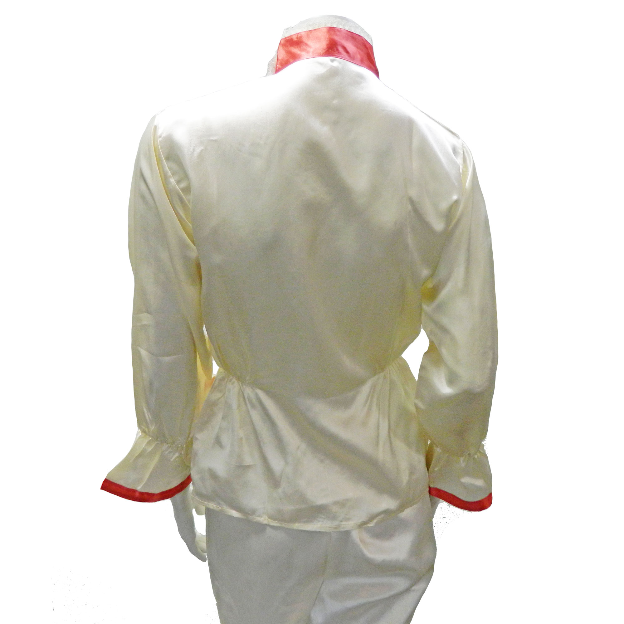 Satin Chinese loungewear suit