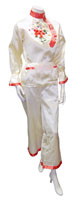 Satin Chinese loungewear suit