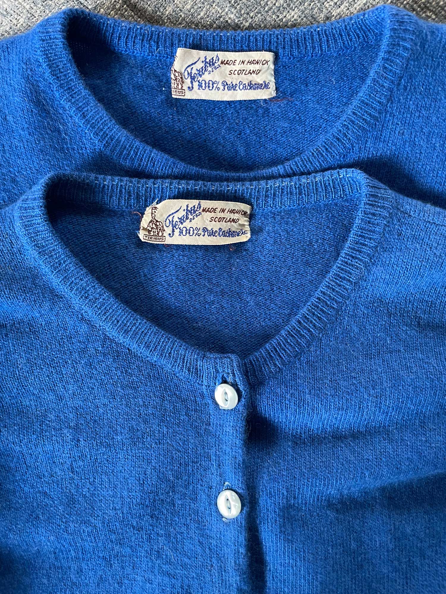 1950s cashmere sweater set