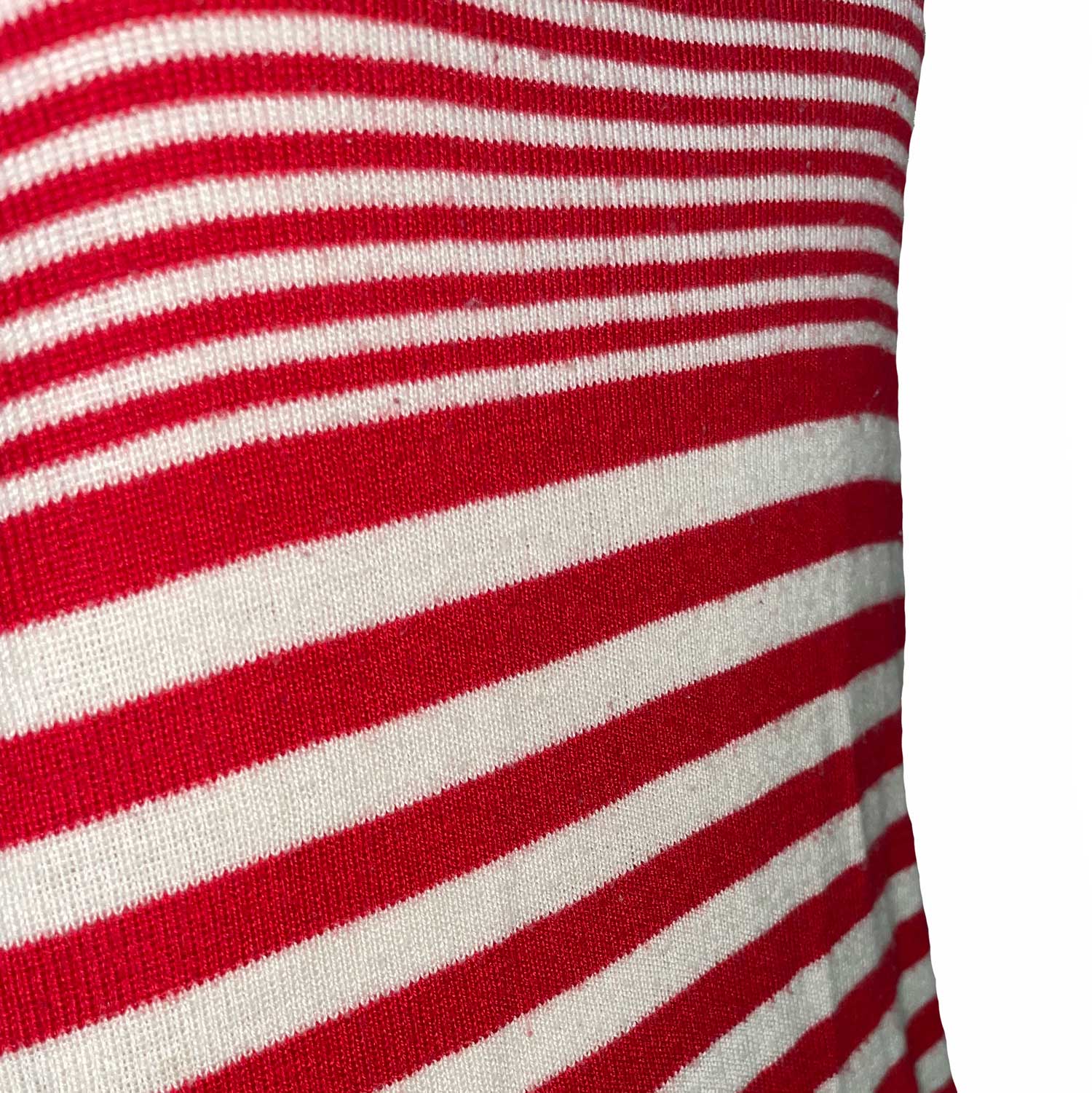 Vintage Red Striped Turtleneck Sweater