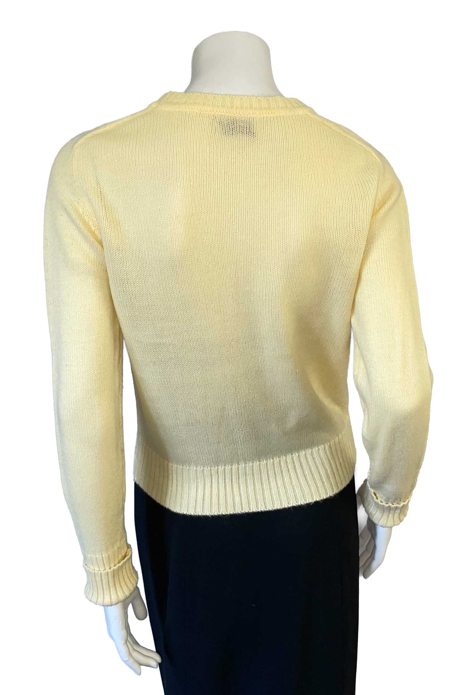 Vintage Pale Yellow Sweater