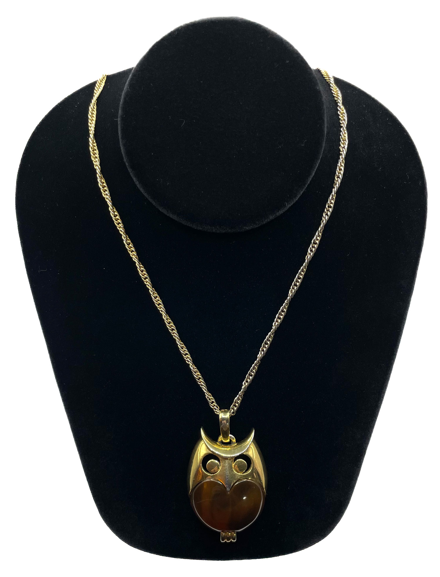 Trifari owl pendant