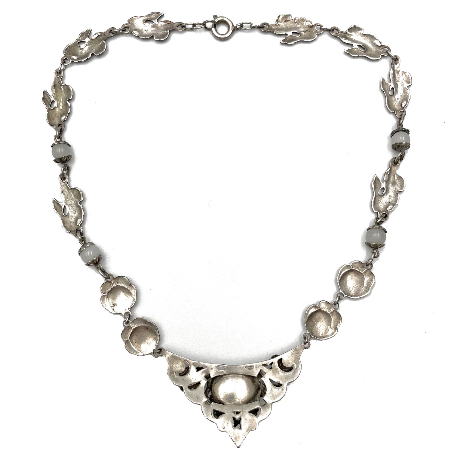 1920s cabochon pendant necklace