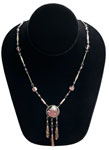 Antique Czech glass bead necklace