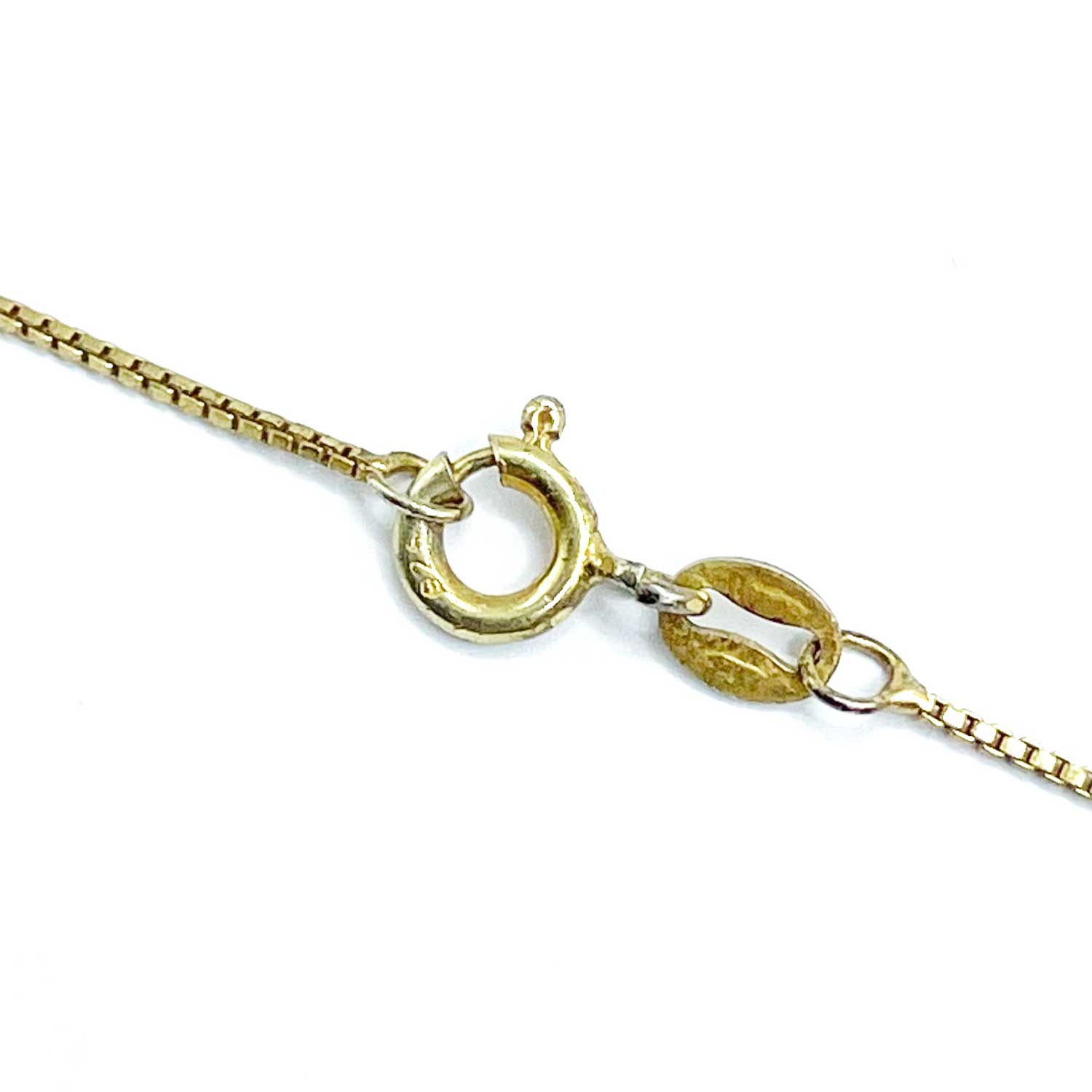 Vintage enameled locket necklace