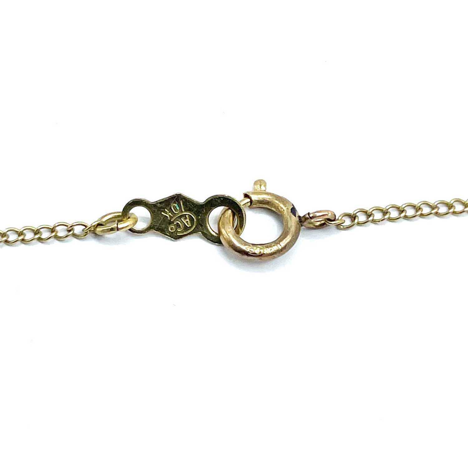 Antique locket pendant necklace