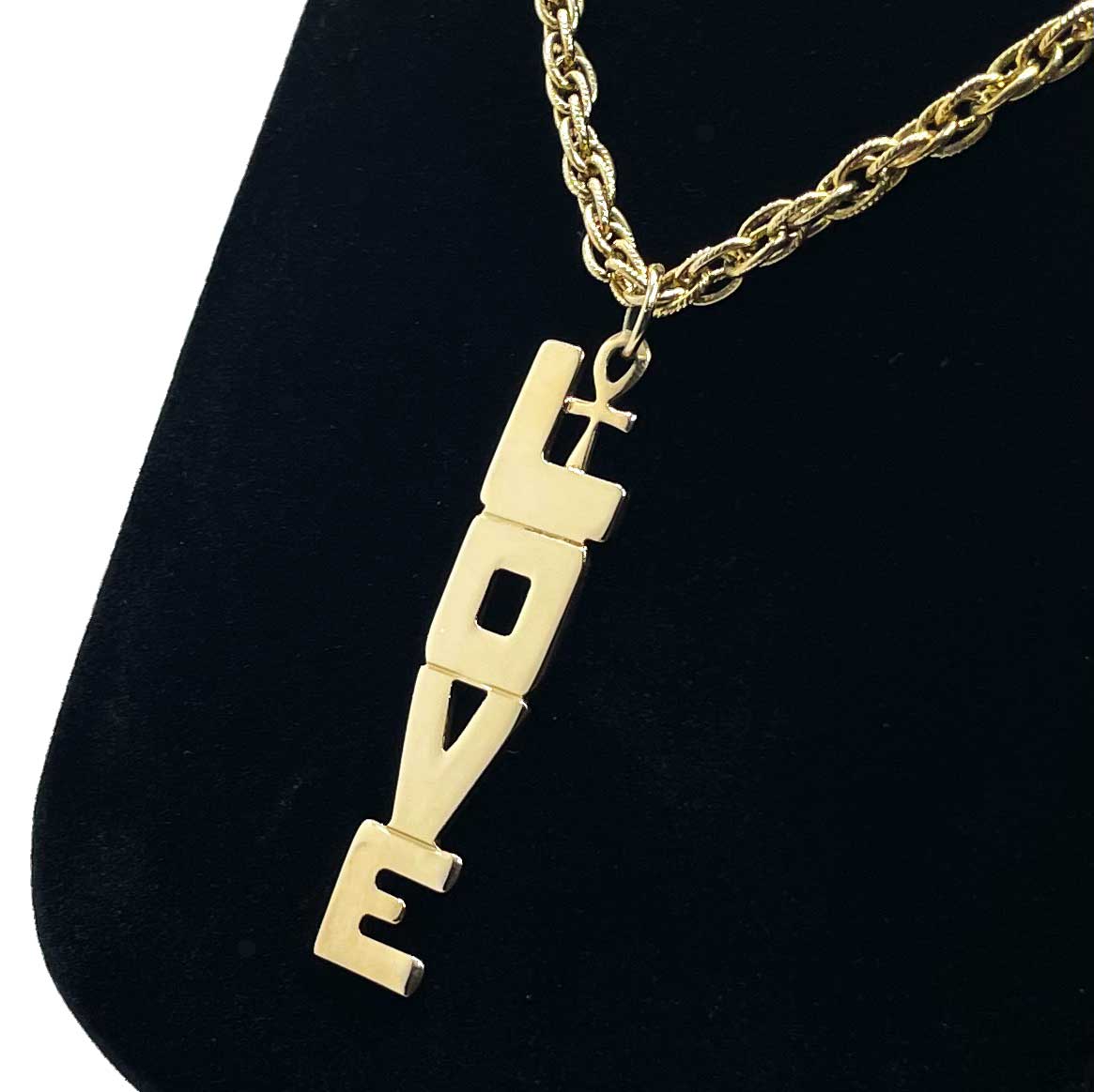 1970s Love pendant necklace
