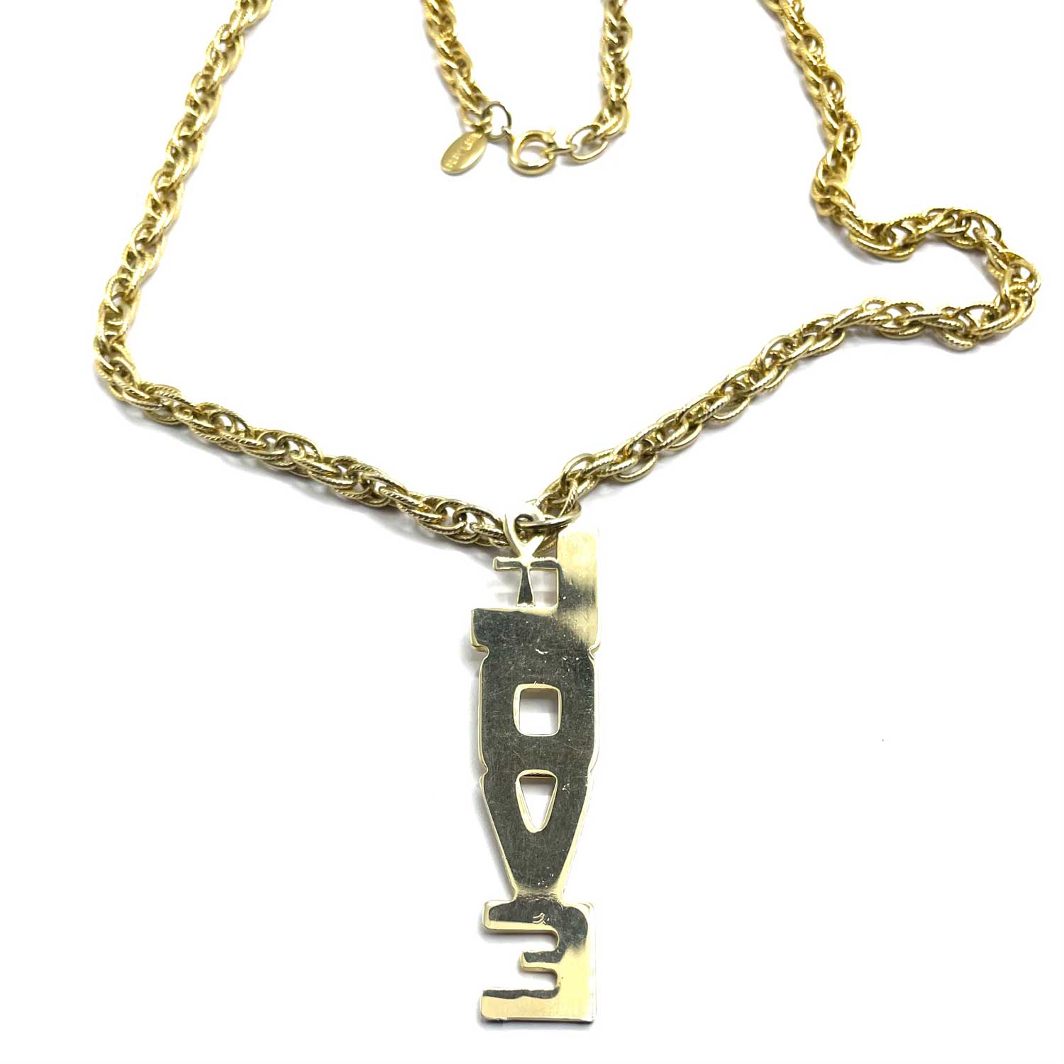 1970s Love pendant necklace