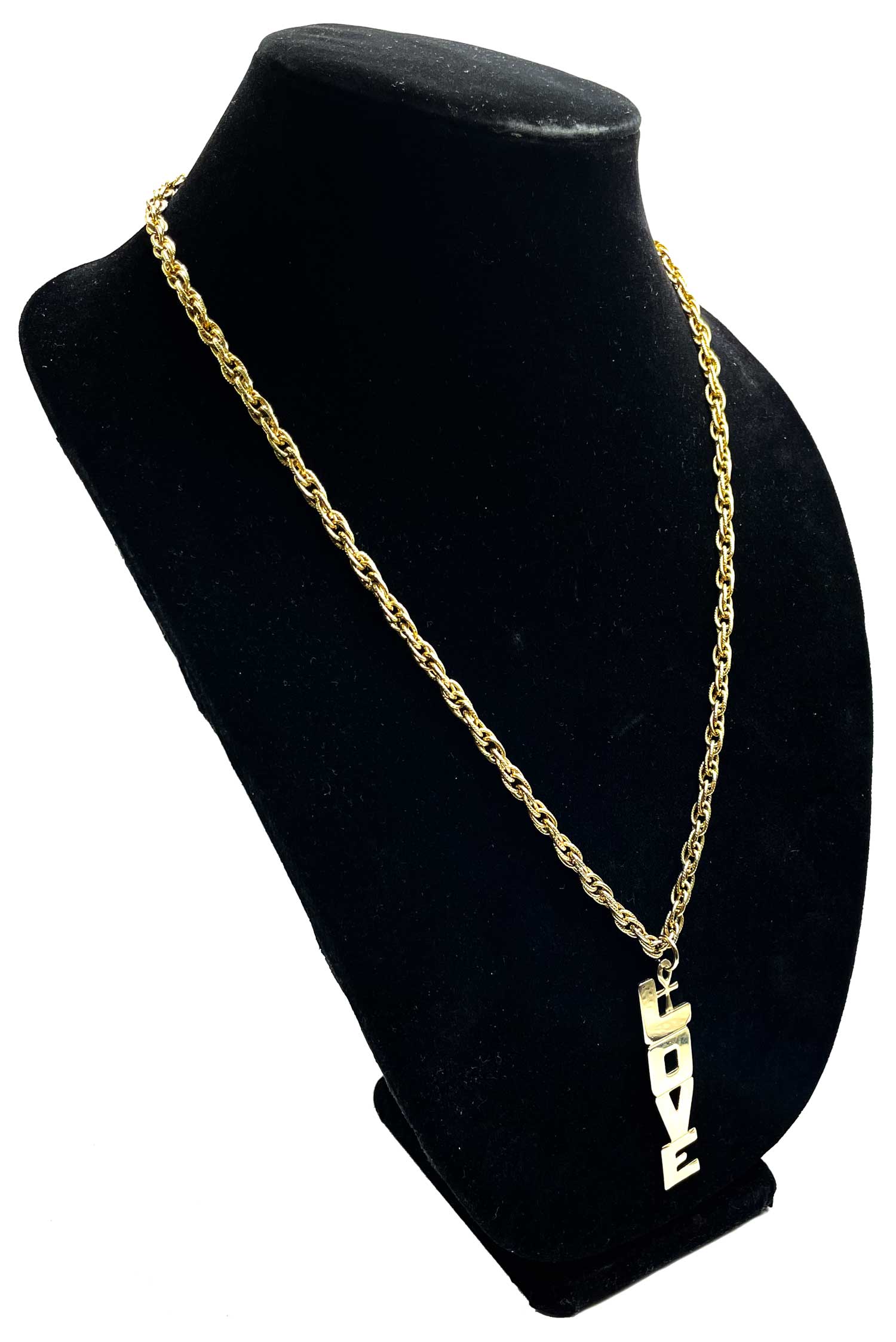 1970s Love pendant necklace