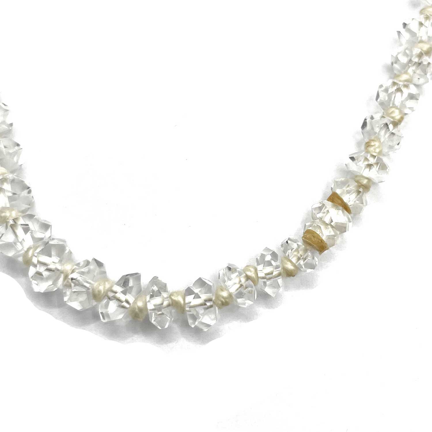 Long crystal necklace