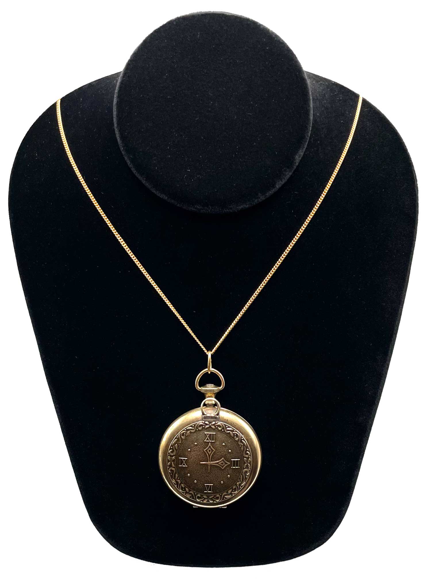 Large Vintage Pocket Watch Locket