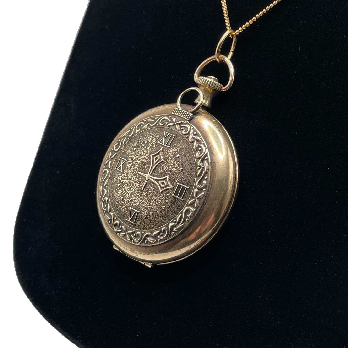 Large Vintage Pocket Watch Locket