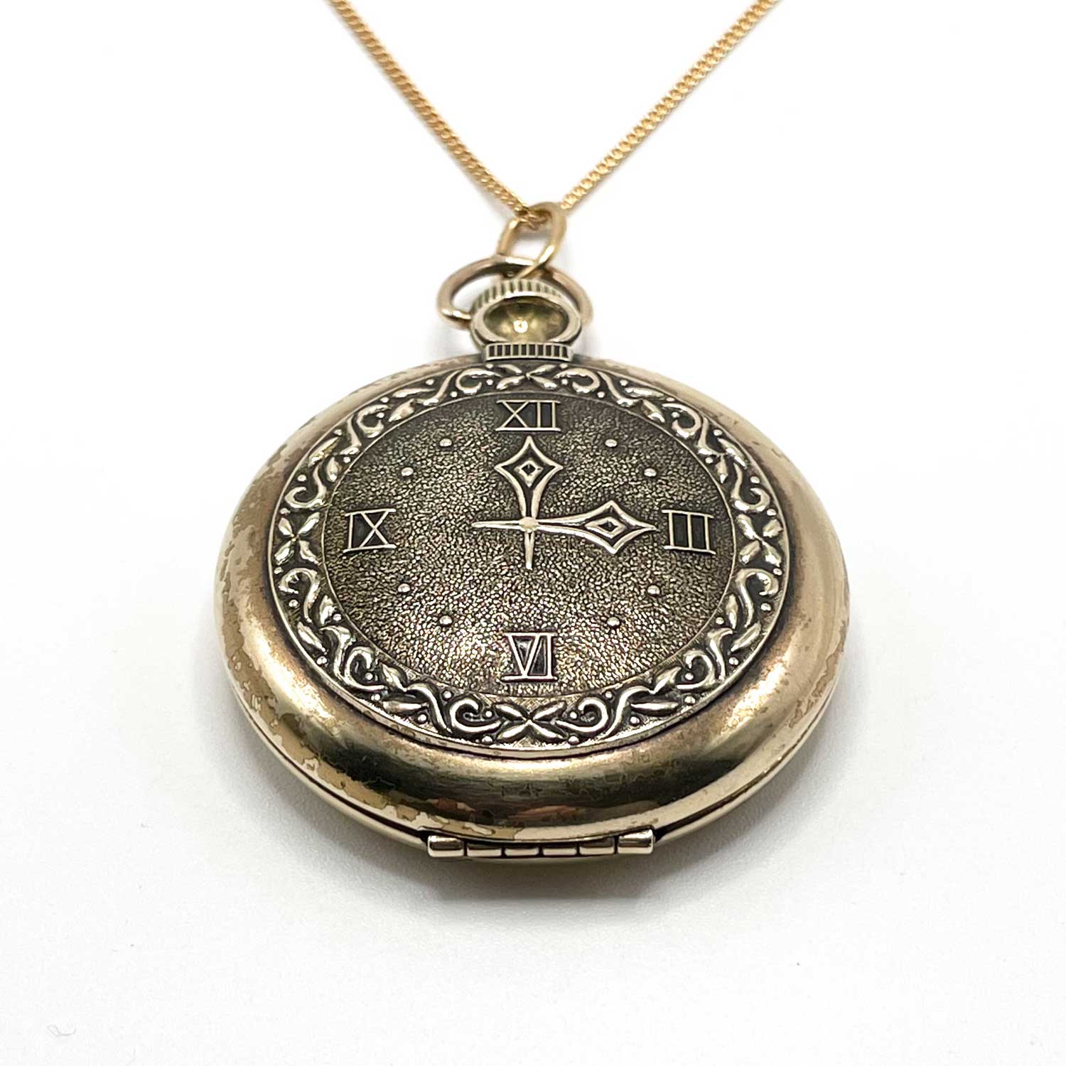 Large Vintage Pocket Watch Locket