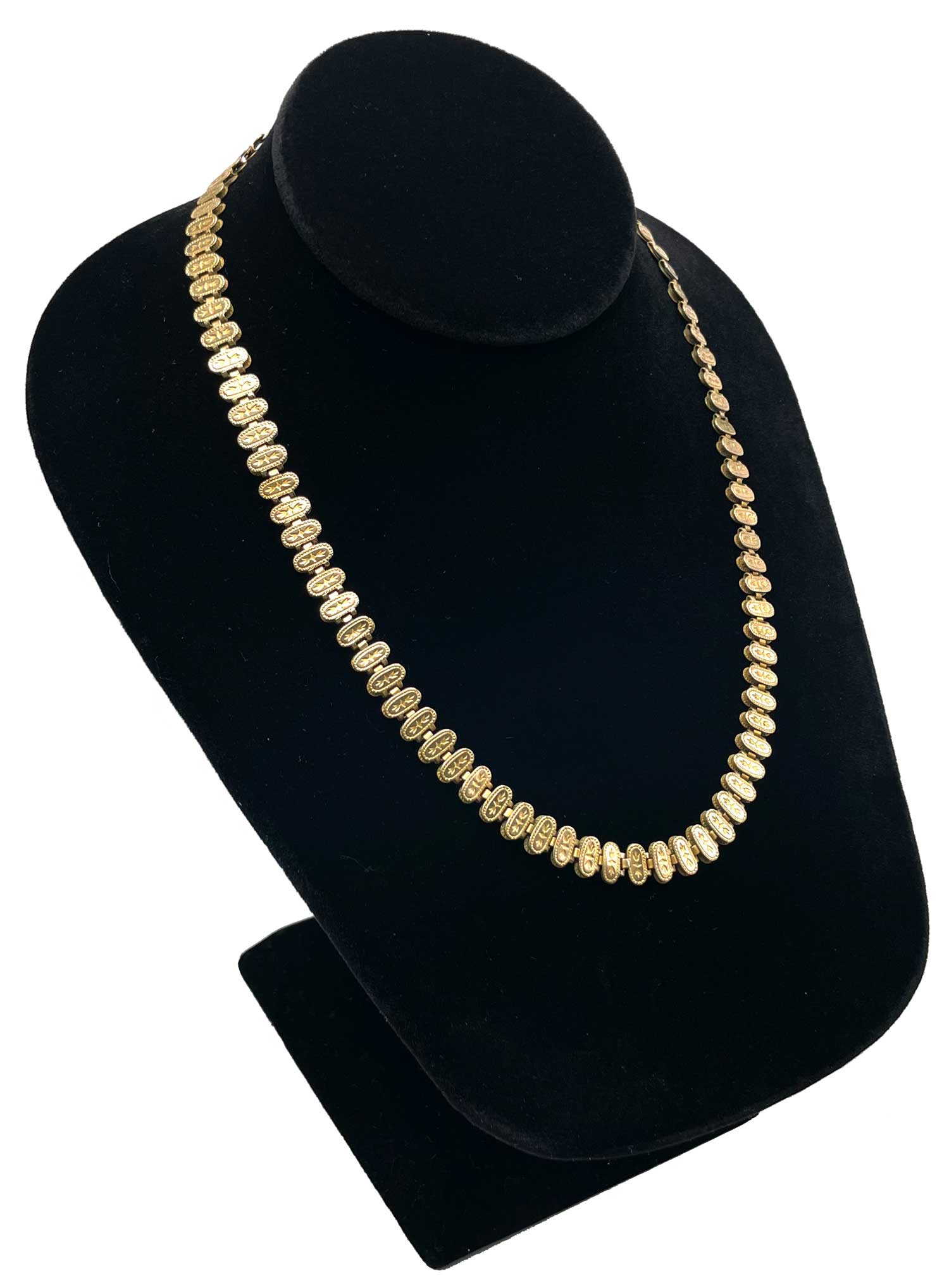 Antique Gold Filled Book Chain necklace
