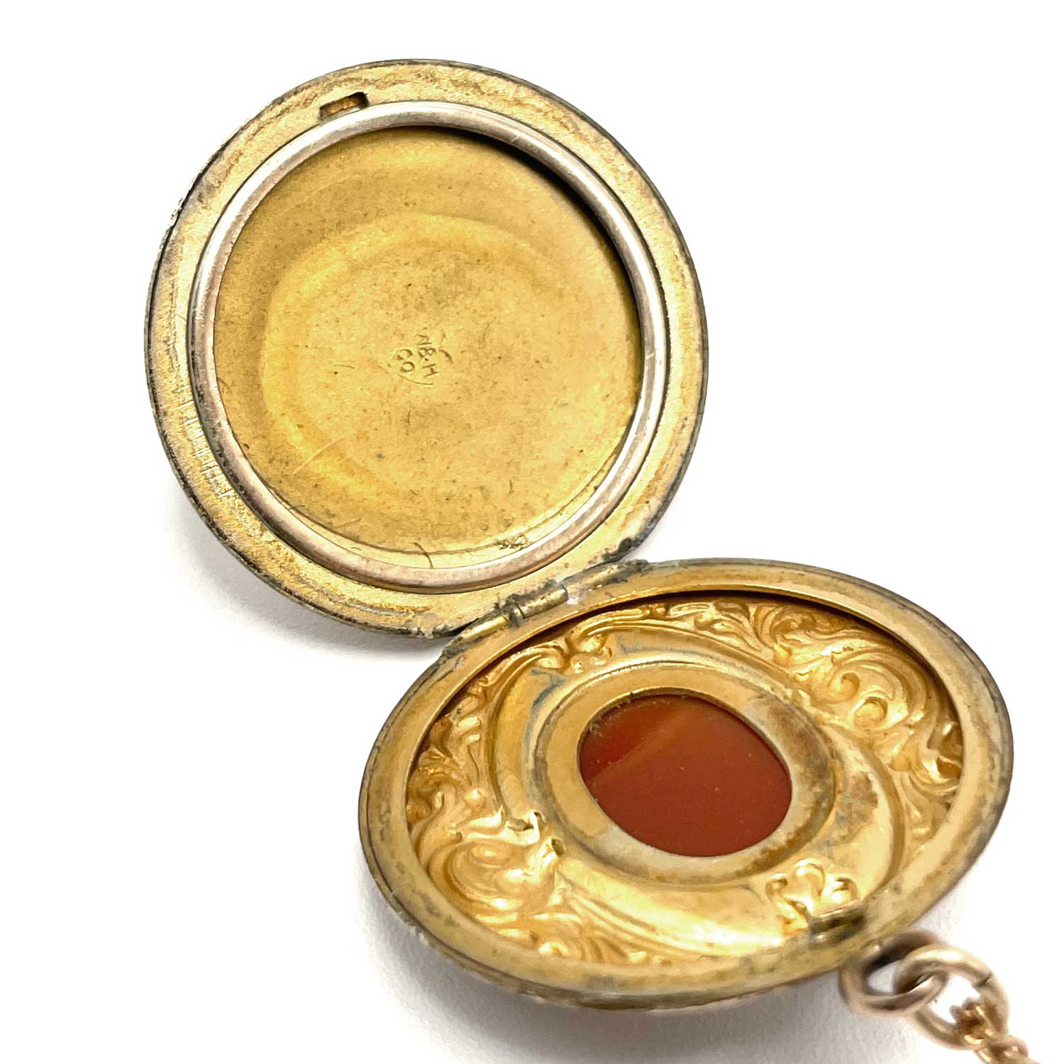 Antique Gold Filled Cameo Locket