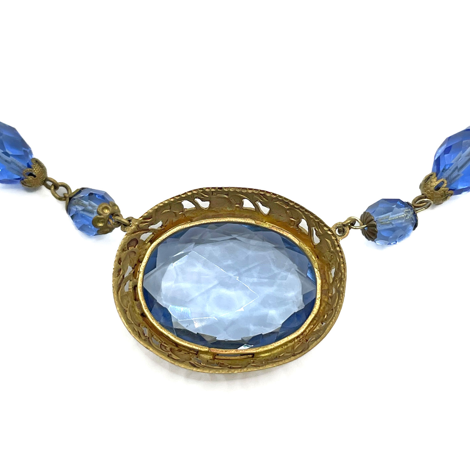 Czechoslovakian glass necklace