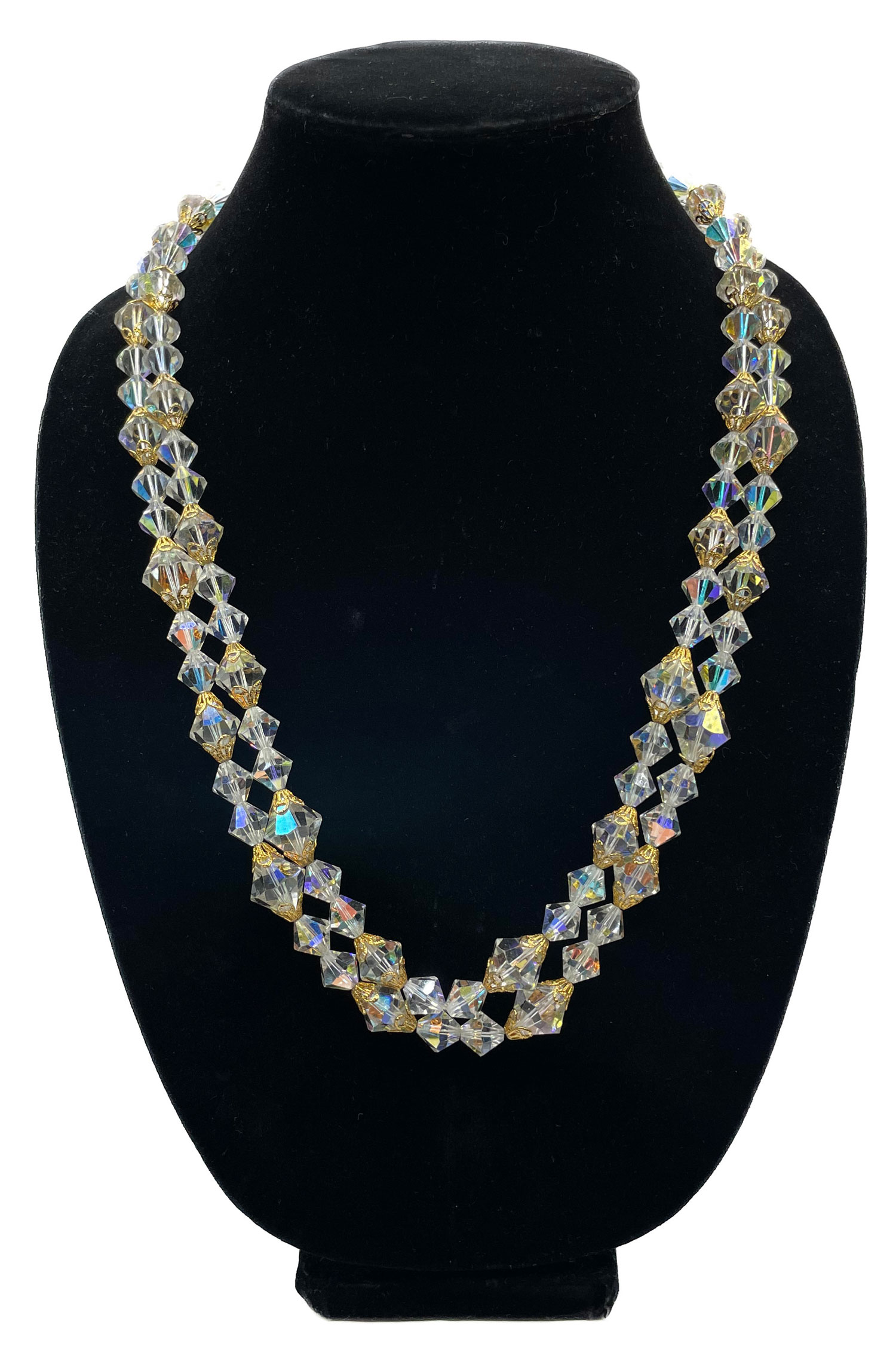 Laguna Aurora Borealis crystal necklace