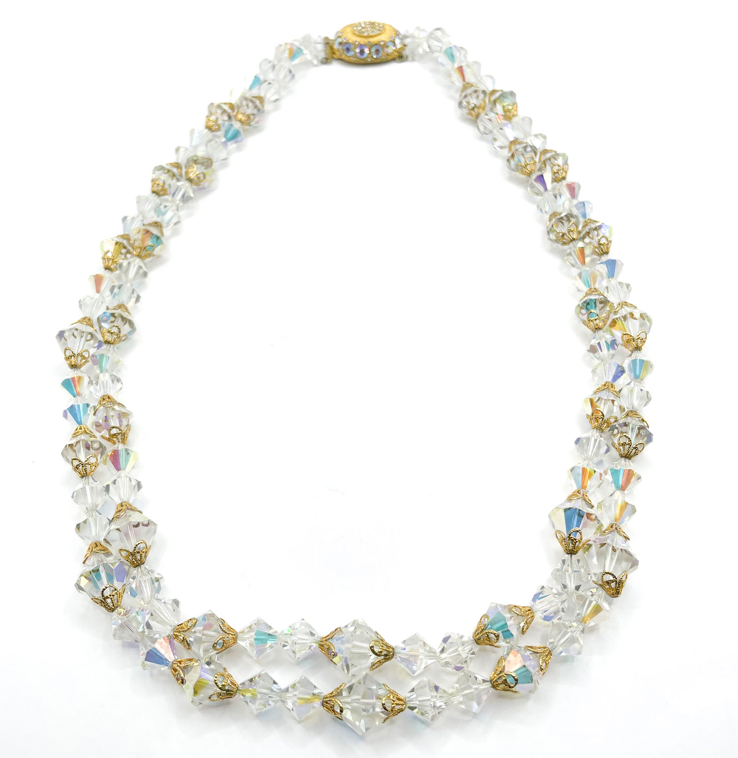 Laguna Aurora Borealis crystal necklace