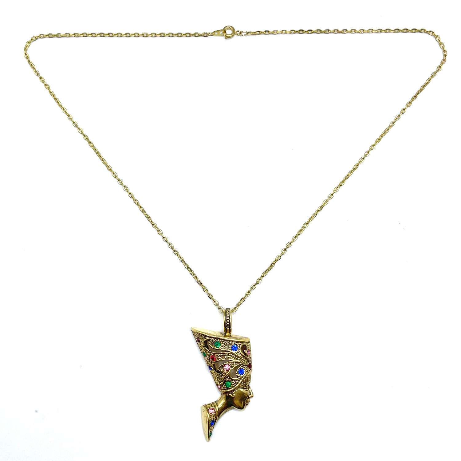 Nefertiti pendant necklace