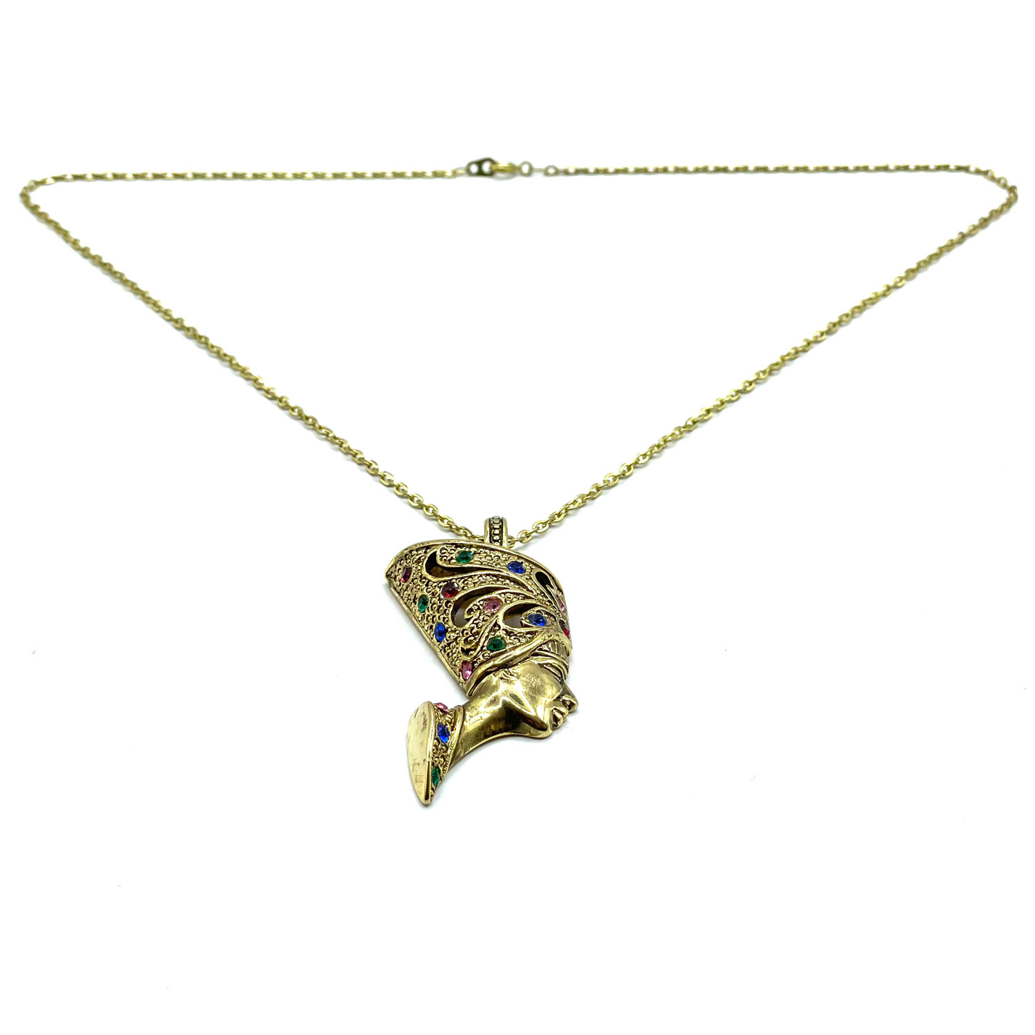 Nefertiti pendant necklace