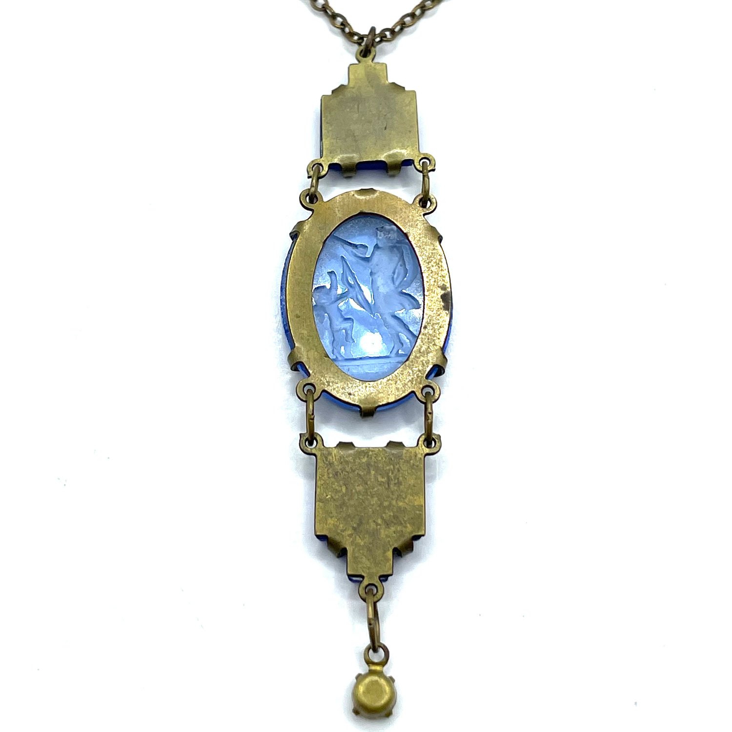 Art Deco Czech pendant necklace