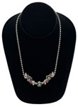 pink rhinestone necklace